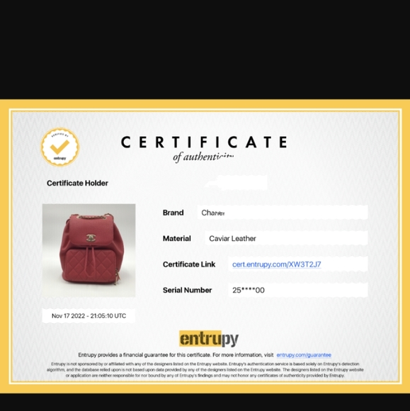 SOLD.$4000 direct Authentic Chanel business affinity red backpack, Caviar lea… - Picture 7 of 16